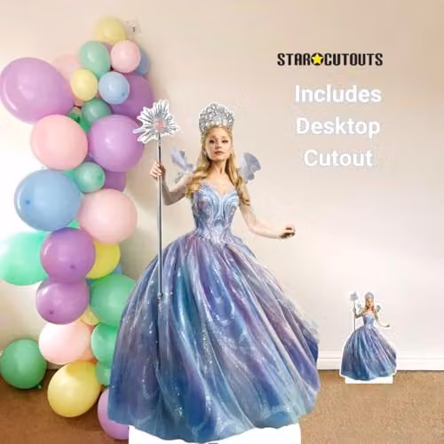 Star Cutouts Wicked For Good Glinda Lifesize Cardboard Cutout, Height: 152 cm – 2