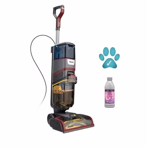 Shark CarpetXpert HairPro Pet Carpet Cleaner with Anti-Clog and Anti-Tangle Roller, Grey, Burgundy and Multicolour, EX220UK – 1