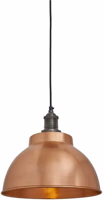 Industville Brooklyn Dome Pendant Light in Copper
