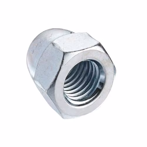 Unifix Class 6 Dome Nuts Bright Zinc Plated DIN 1587 M5 x 0.80 Silver Box of 12000