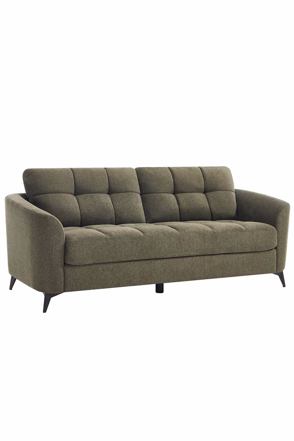 More4Homes Solna Scandi Style Fabric Sofa Set in Green – 2