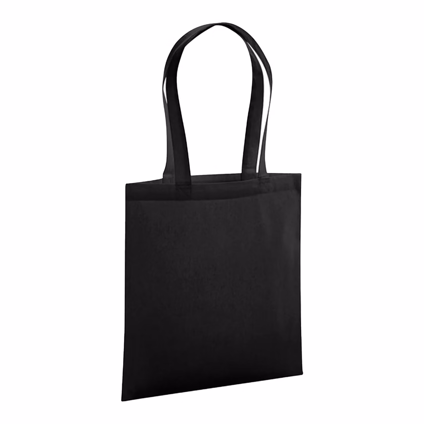Westford Mill Premium Cotton Tote Bag in Black W: 42.0 cm, H: 38.0 cm – 2