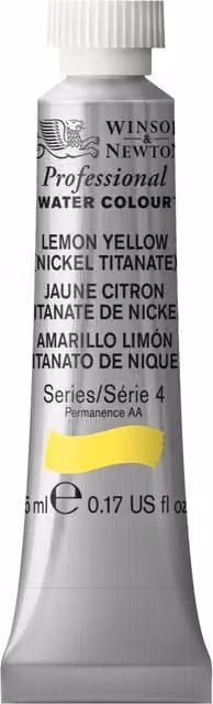 Winsor and Newton Professional Watercolour Paint, Lemon Yellow Hue, 5ml