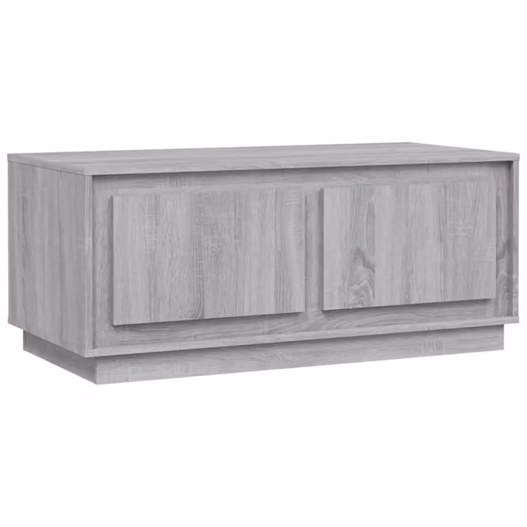 Berkfield Home Grey Sonoma Coffee Table in Engineered Wood, W: 102 cm, D: 50 cm, H: 44 cm