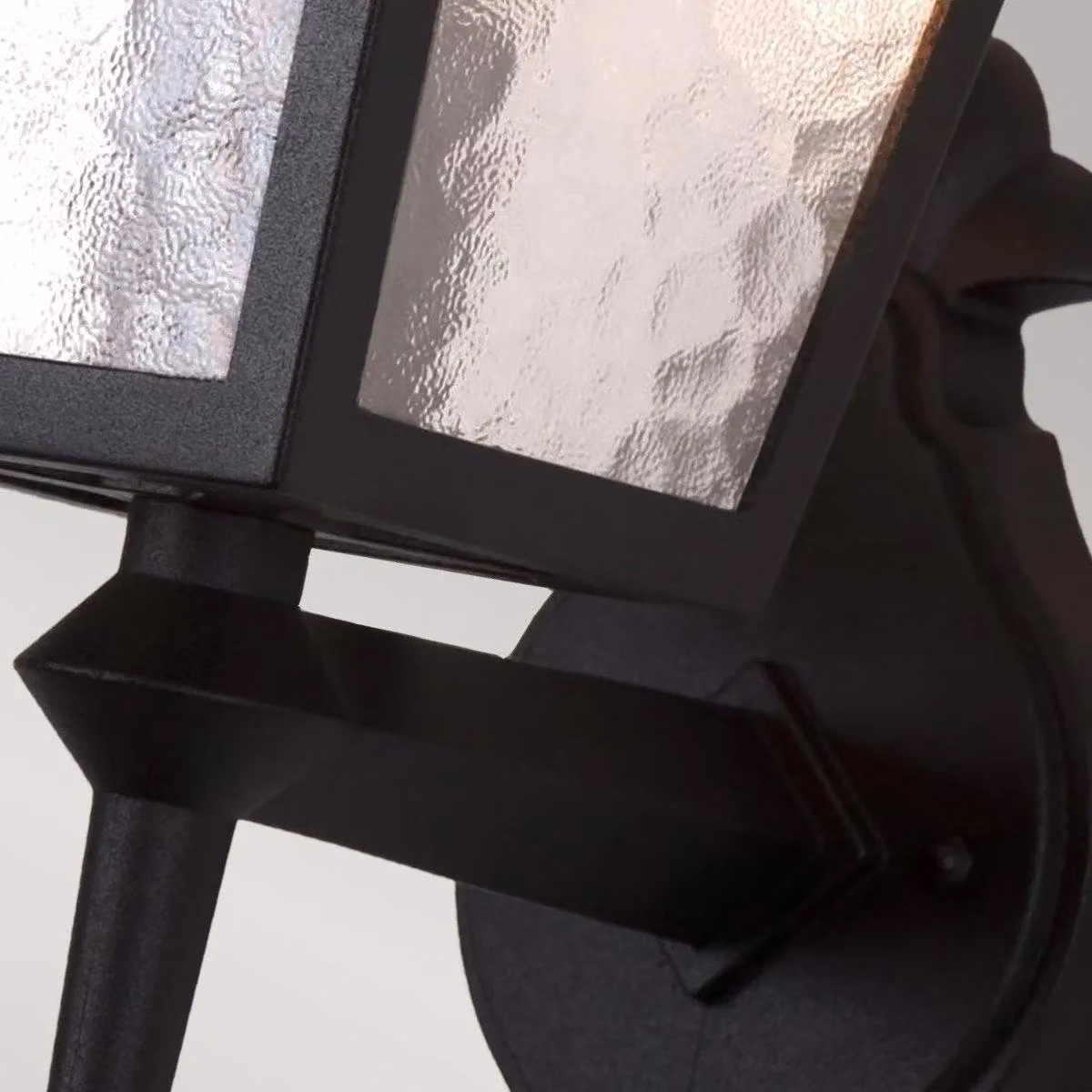 Netlighting York Black Outdoor Wall Lantern Light with E27 Socket and IP43 Rating – 3