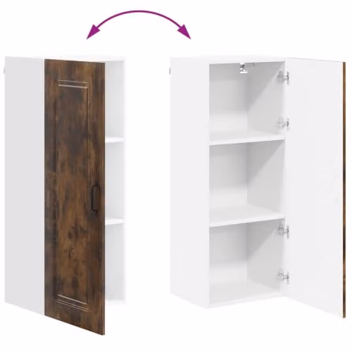 vidaXL Dishwasher Panel Kalmar Smoked Oak, W/D/H: 40 x 31 x 100 cm – 2