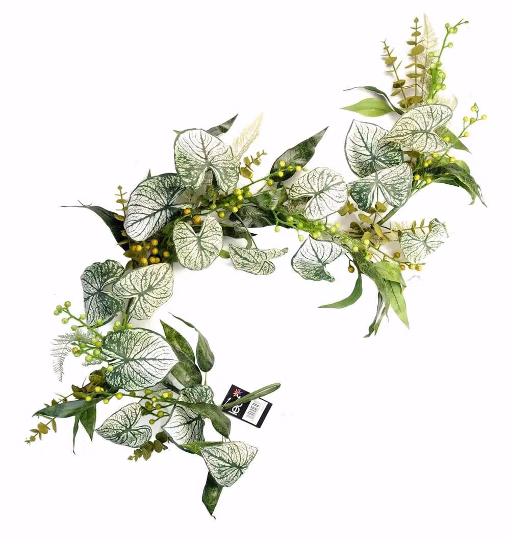 Botanik Premium Artificial Green Hanging Plant with Leaves, 150 cm – 4