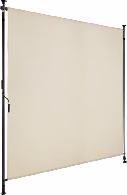 tectake Taija Retractable Awning in Beige, W: 310 cm, D: 150 cm