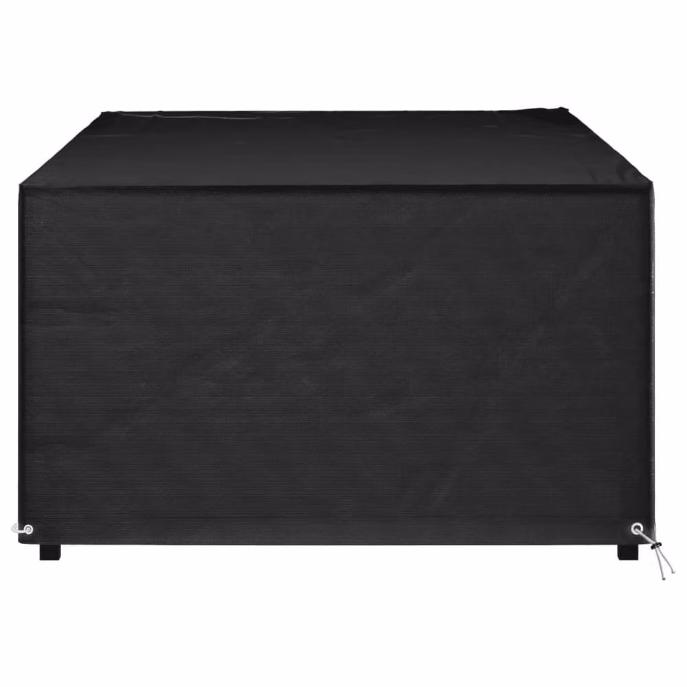 Berkfield Home Rectangular Garden Furniture Cover with 12 Eyelets, Black, W/D/H: 213 x 132 x 75 cm – 3