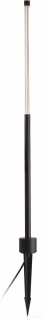 Faro Bambou 1268 Black LED Ground Spike Lamp, 8W, 2700K Warm White, IP65, Aluminium