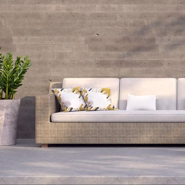Benjamin Tate Design LTD Geometric Pattern Square Outdoor Cushion in Yellow, W/D/H: 60 x 60 x 1 cm