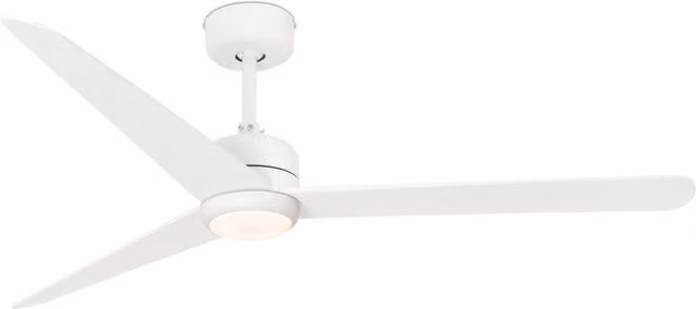 Faro Nu LED Ceiling Fan with Remote Control, White