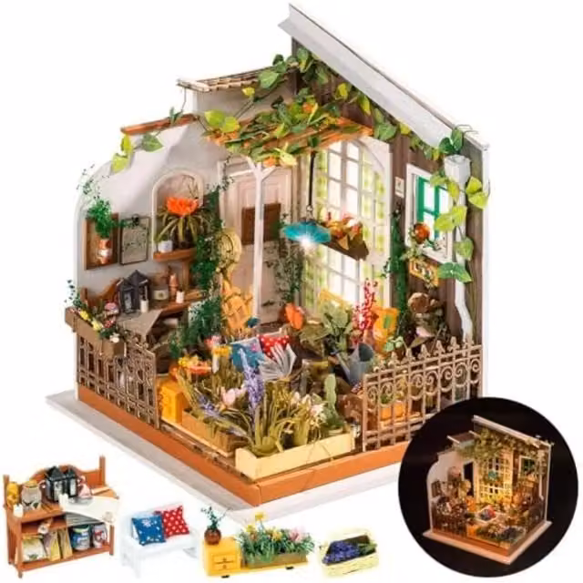 Syntego Miller's Garden 3D Puzzle for Kids, Multicolour and Beige