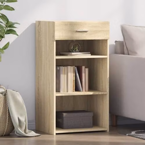 vidaXL Sonoma Oak Sideboard in Brown, W/D/H: 50 x 42.5 x 93 cm – 2