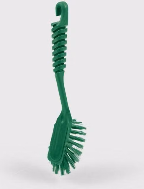 Universal Textiles Green Hygiene Washing Up Brush with Scraper