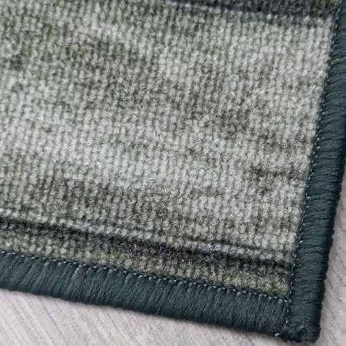 runrug Loop Pile Hallway Runner Rug in Green, W/D: 100 x 360 cm – 3