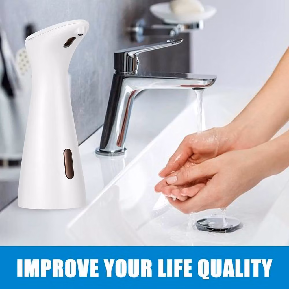 FLAVORA Automatic Liquid Soap Dispenser, White, 200ml – 2
