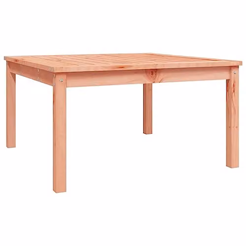 vidaXL Modern Douglas Wood Garden Table, Brown, W: 82.5 cm, D: 82.5 cm, H: 45 cm – 1