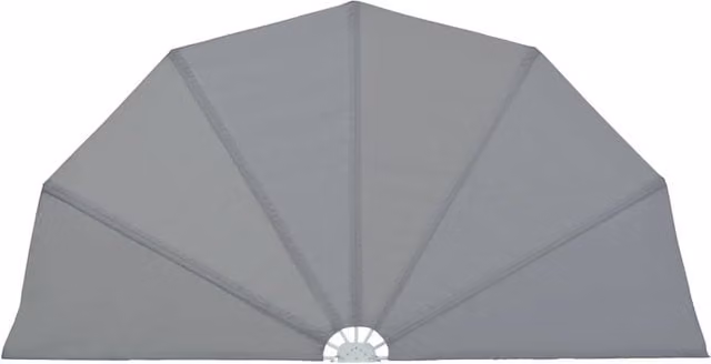 Berkfield Home Collapsible Terrace Side Awning in Grey, 200 cm – 1
