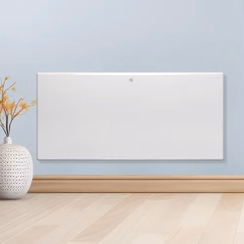Purus 1800W Electric Convector Panel Heater, White, Wall Mounted or Freestanding