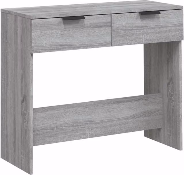 Berkfield Home Modern Grey Console Table W/D/H: 90 x 36 x 75 cm – 1