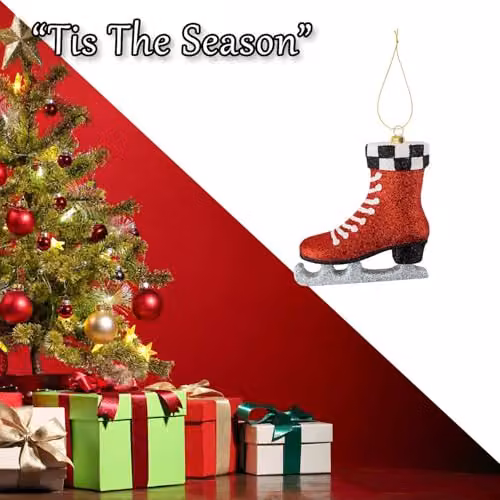 VFM e-Store Red Christmas Skate Hanging Ornament, W/D/H: 12.5 x 11 x 3.5 cm – 6