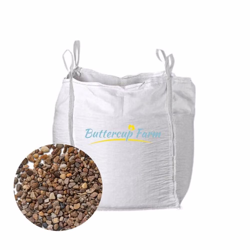 Buttercup Farm Multicolour 10mm Washed Quartzite Gravel Aggregate, 850 kg – 2