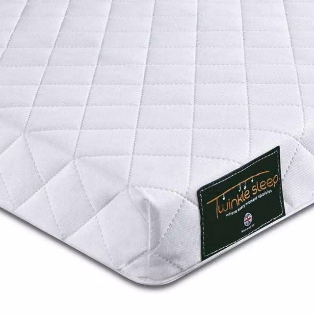 Twinkle Sleep Premium Cot Memory Foam Mattress in White, W/D/H: 140 x 70 x 10 cm