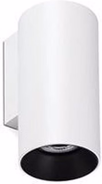 Faro Stan LED Wall Downlight, White, GU10, Cylinder Design