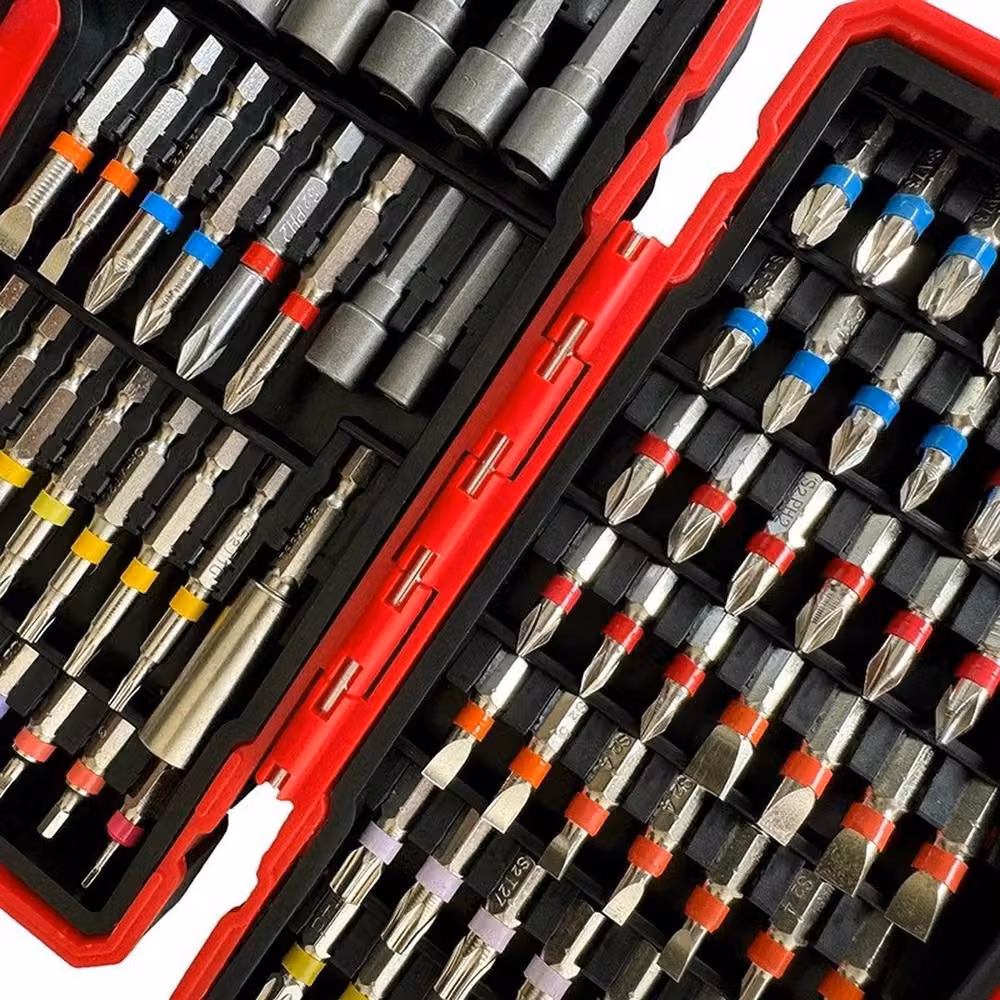 Havendro 83 Piece Magnetic S2 Steel Screwdriver Bit Set in Multicolour with Torx and Hex Bits – 3