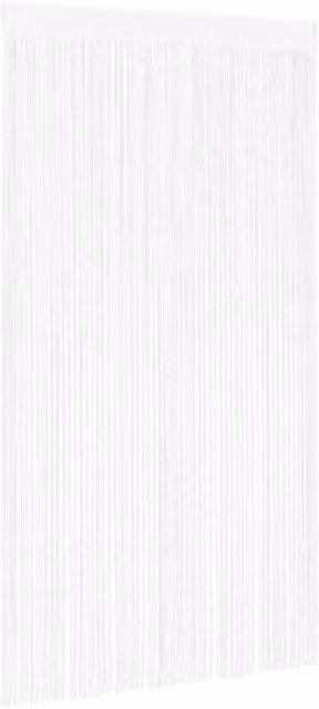 Berkfield Home White String Curtains, 2 Pack, W: 100 cm, H: 250 cm