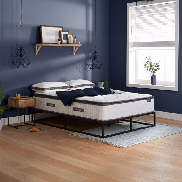 SleepSoul Bliss Hybrid Memory Foam Mattress in White, W/D/H: 120 x 200 x 25 cm – 2