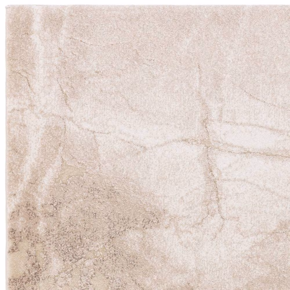 The Rug Shop UK Beige Abstract Modern Machine Woven Stain-Resistant Rug, W: 200 cm, D: 290 cm – 2