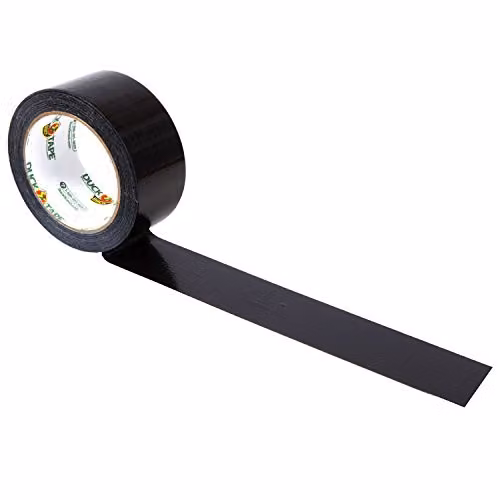 Duck Jet Black Cloth Duct Tape W/D/H: 48 mm x 9.1 m – 3