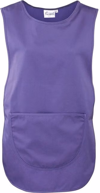 Premier Plain Pocket Tabard in Purple, Size: Medium