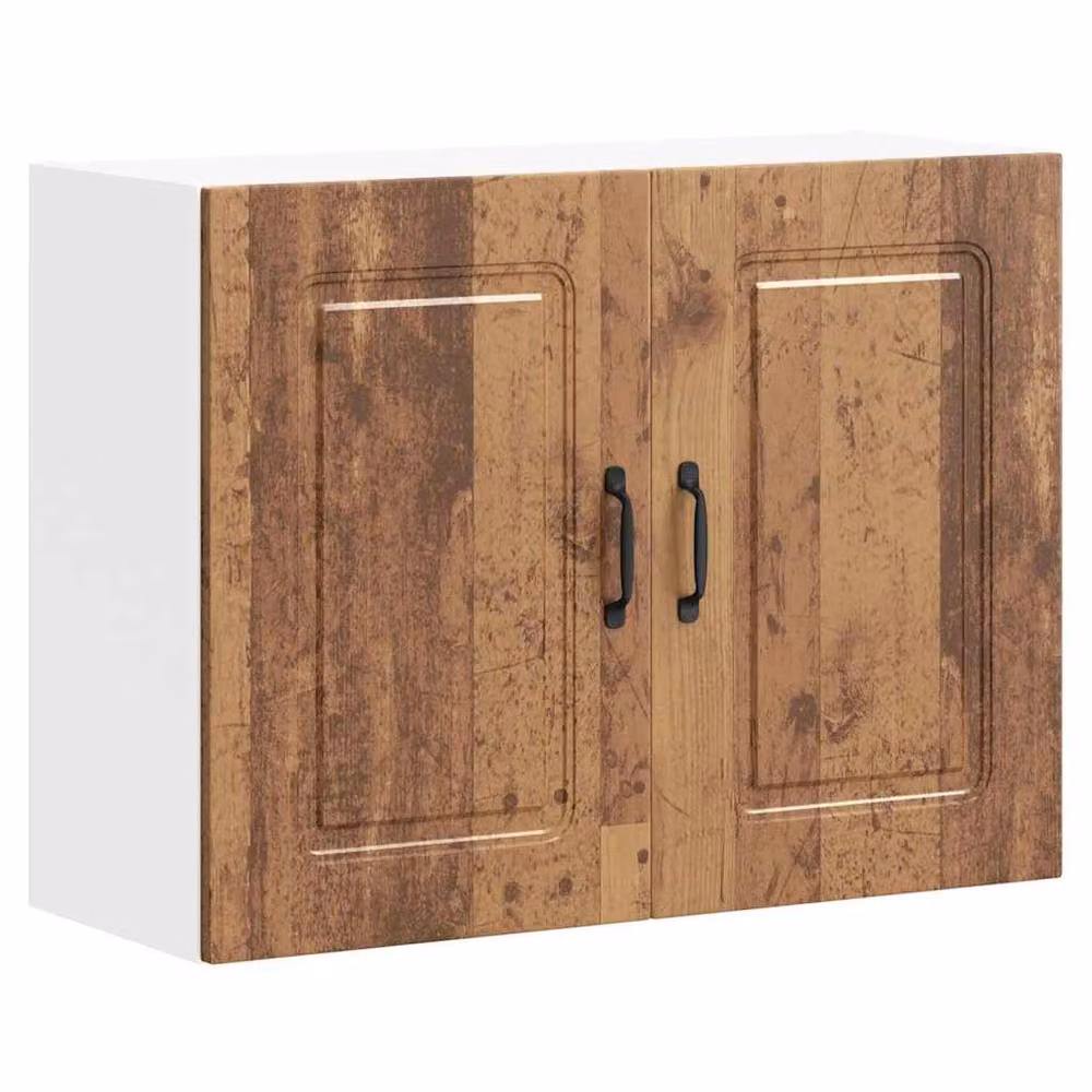Berkfield Home Kalmar Wall Mounted Kitchen Cabinet in Old Wood Brown – 2