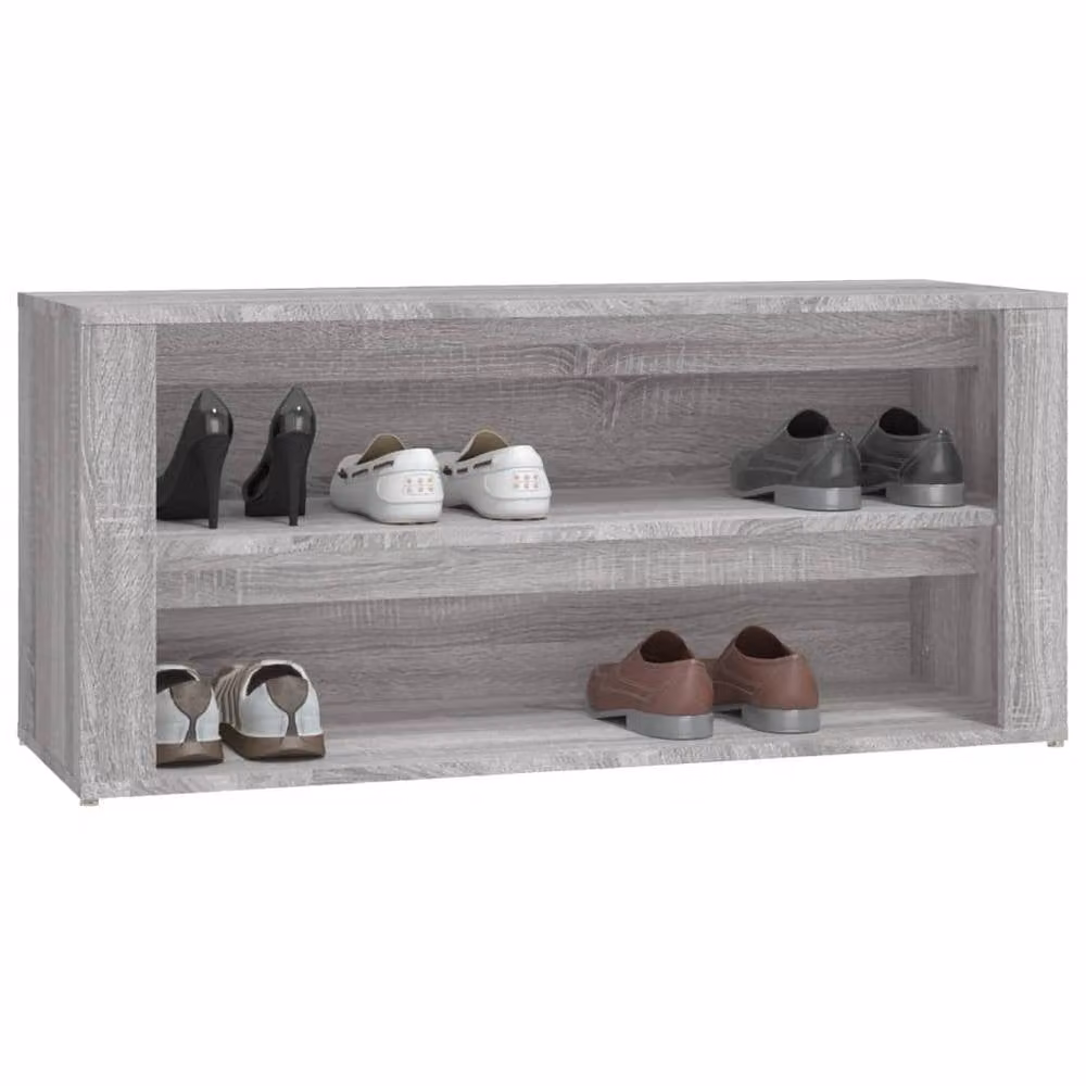 Berkfield Home Grey Sonoma Shoe Rack, W/D/H: 100 x 35 x 45 cm – 3