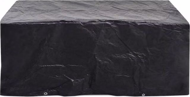 Berkfield Home Durable Garden Furniture Covers, 2 Pack, Black, W: 242 cm, D: 162 cm, H: 100 cm