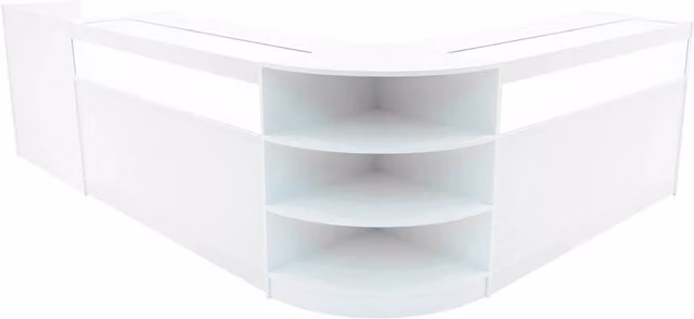 Monstershop Sagittarius LED Shop Counter Set LM60, TB60 and 2 x B1500 in White