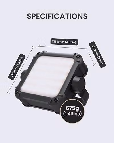 Claymore Ultra2 3.0 LED Lantern, IP65 Waterproof Rechargeable Outdoor Light with 2200 Lumens, Black – 3