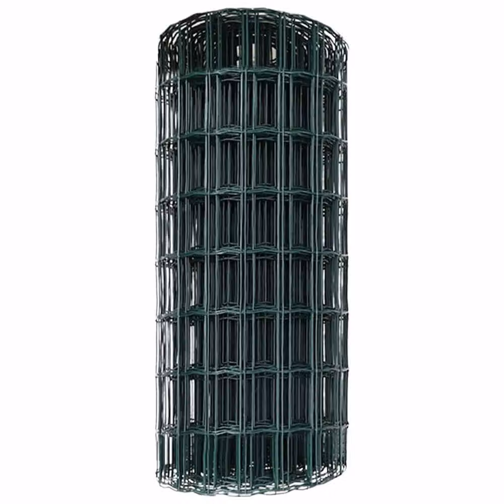 Berkfield Home Green Euro Fence PVC Coated Steel, W: 25 m, H: 0.8 m – 5