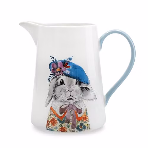 Mikasa White Ceramic Jug, 1.2 l – 1