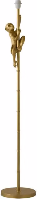 ValueLights Hanging Monkey Modern Gold Floor Lamp Base