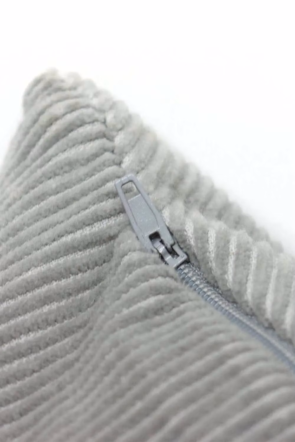 Furn Jagger Grey Corduroy Cotton Square Cushion, W/D/H: 45 x 45 x 45 cm – 3