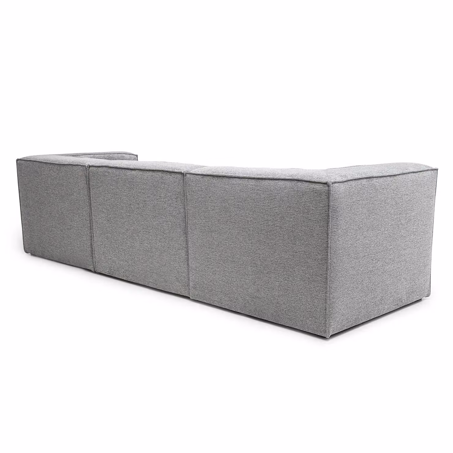 Abakus Direct Doris 4 Seater Reversible Fabric Sofa in Grey with Sleeping Function and Scatter Cushions – 5