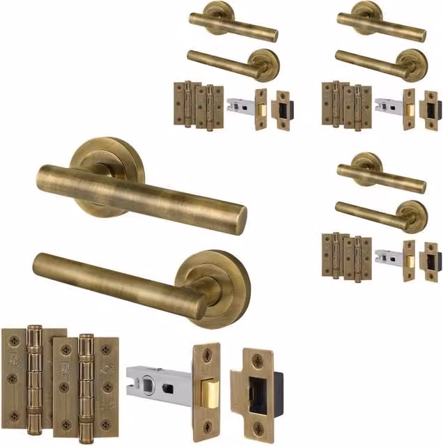 AFIT Brass Rosette Set in Gold, 100mm – 1