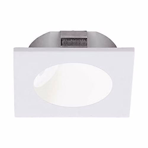 Loops White Cast Aluminium Recessed LED Wall and Ceiling Flush Downlight