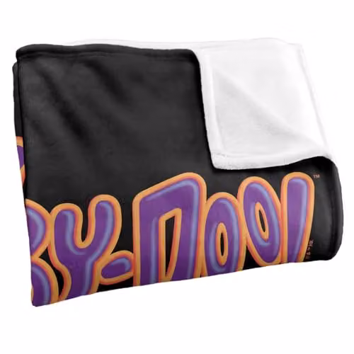 LOGOVISION Scooby Doo Logo Silky Touch Super Soft Fleece Throw Blanket, Multicolour, W: 127.0 cm, H: 152.4 cm – 2