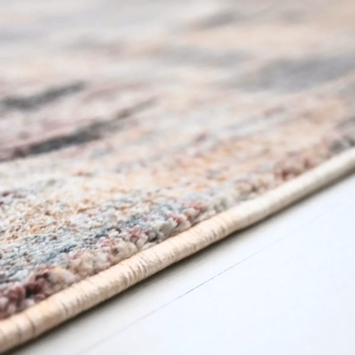 The Rug Shop UK Abstract Beige Machine Woven Polypropylene Rug, W: 200 cm, L: 290 cm – 2