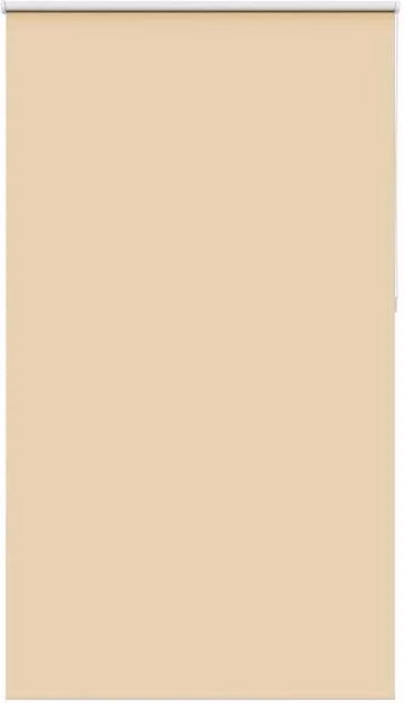 Berkfield Home Blackout Roller Blind in Beige, Thermal Insulating Polyester, W: 130 cm, H: 210 cm